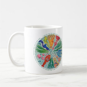 Der Mandala-Tasse des Ozean-Liebhabers Kaffeetasse