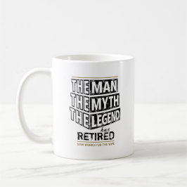 Der Mann, den der Mythos der Legende entblößt hat Kaffeetasse