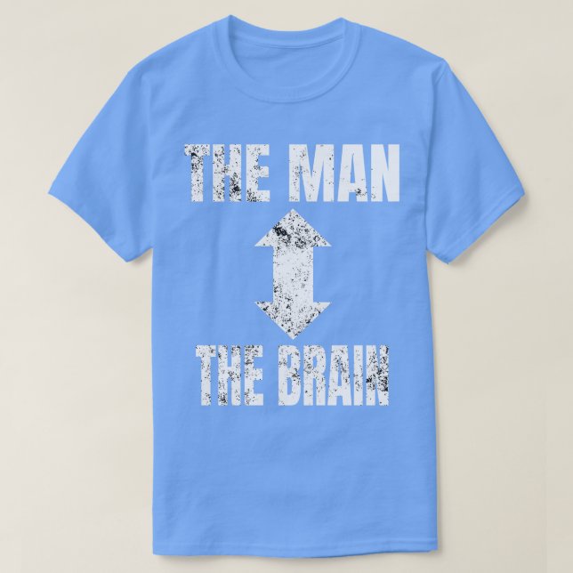 Der Mann, der das Gehirn T-Shirt (Design vorne)