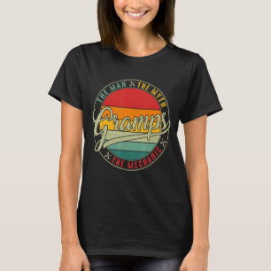 Der Mann, der die Mythos-Mechanik Vintage Gramps V T-Shirt