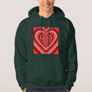 Der Mann, der ein geiles Sweatshirt hat, rosa und