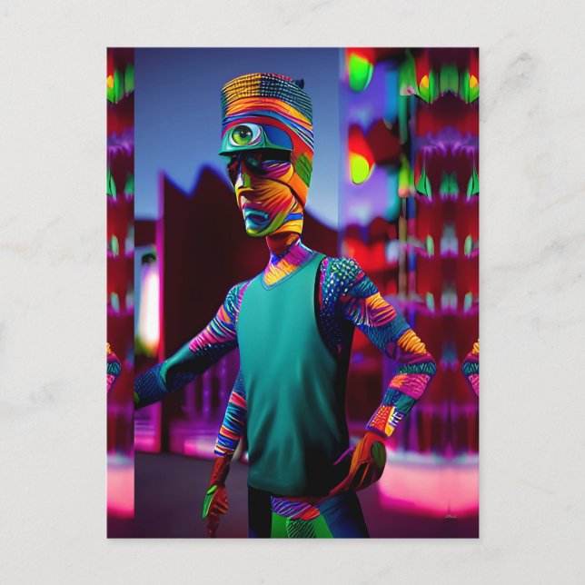 Der Mann, der mir den Kaffee gestochen hat - Ken G Postkarte (Vorderseite)