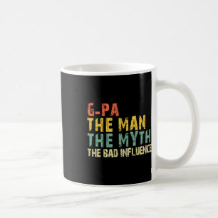 Der Mann, der Mythos Bad Einfluss Funny Retro Vint Kaffeetasse