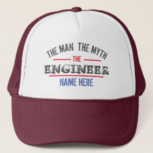 DER MANN DER MYTHOS DER INGENIEUR KUNDENSPEZIFISCH TRUCKERKAPPE