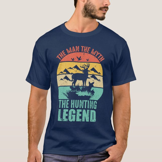 Der Mann - der Mythos - der Jagdbein T-Shirt (Vorderseite)