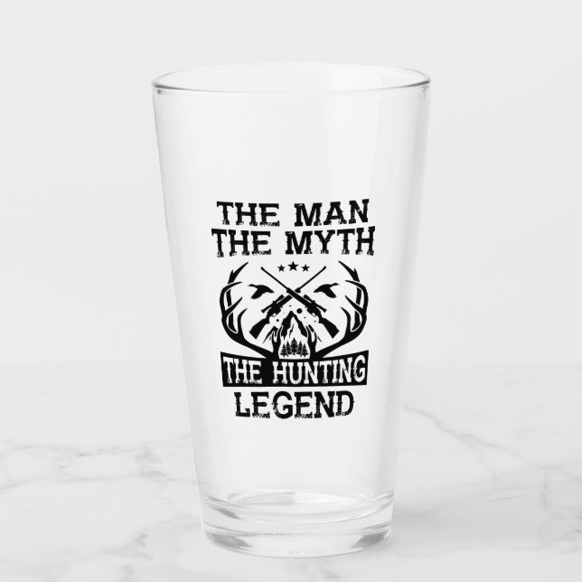 Der Mann der Mythos der Jagdlegende - Lager Glas (Vorderseite)