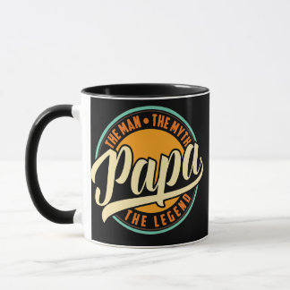 Der Mann der Mythos Der legendäre Papa-Vater Tag Tasse