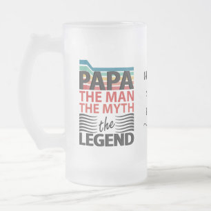 Der Mann, der Mythos, der Legende-Brauch Mattglas Bierglas