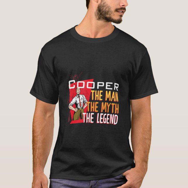 Der Mann der Mythos der Legende Cooper T-Shirt (Vorderseite)