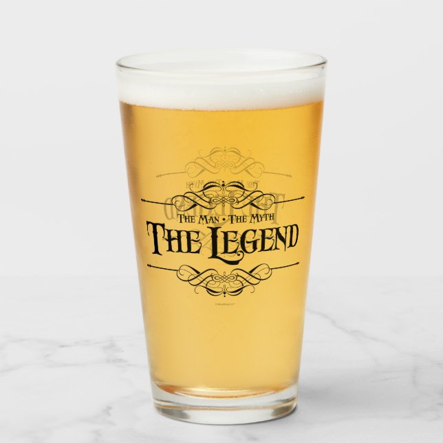 Der Mann, der Mythos, der Legende Glas (Vorne (Gefüllt))