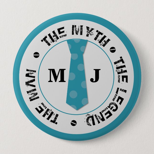 Der Mann, der Mythos der Legende personalisierte N Button (Vorderseite)