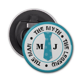 Der Mann, der Mythos der Legende personalisierte N Flaschenöffner