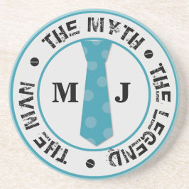 Der Mann, der Mythos der Legende personalisierte N Getränkeuntersetzer