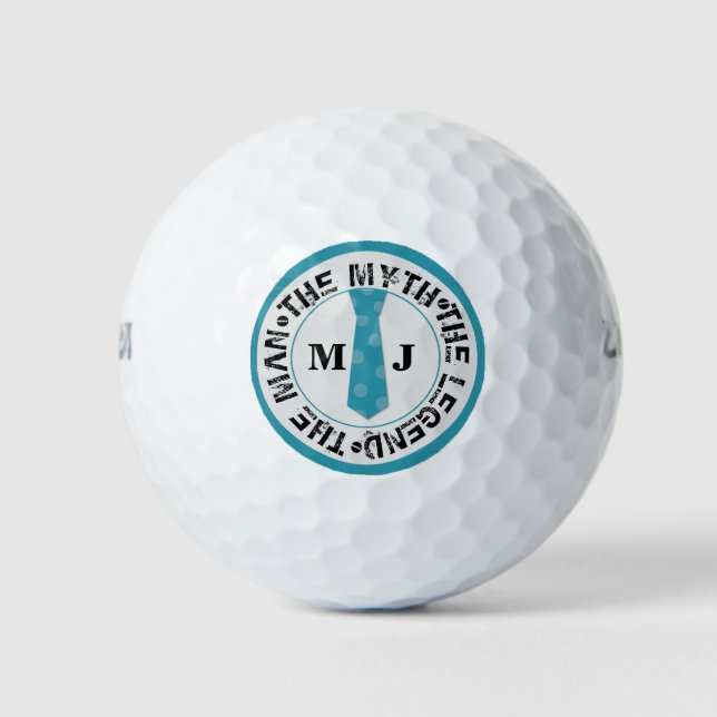 Der Mann, der Mythos der Legende personalisierte N Golfball (Vorderseite)