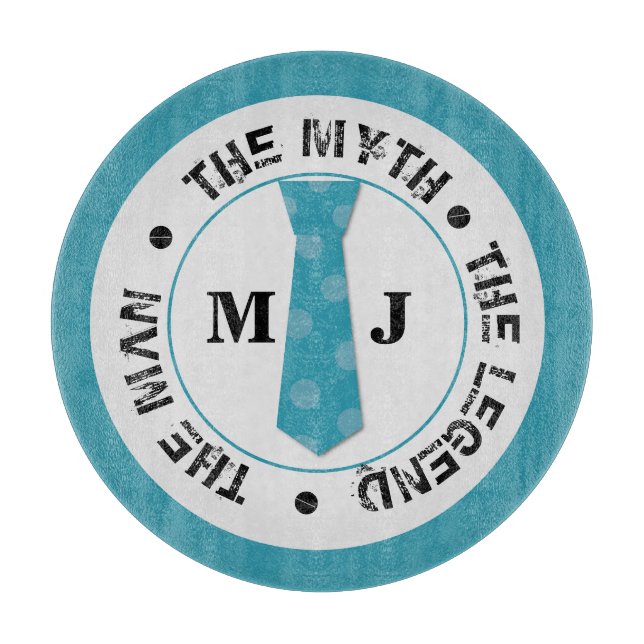 Der Mann, der Mythos der Legende personalisierte N Schneidebrett (Vorderseite)