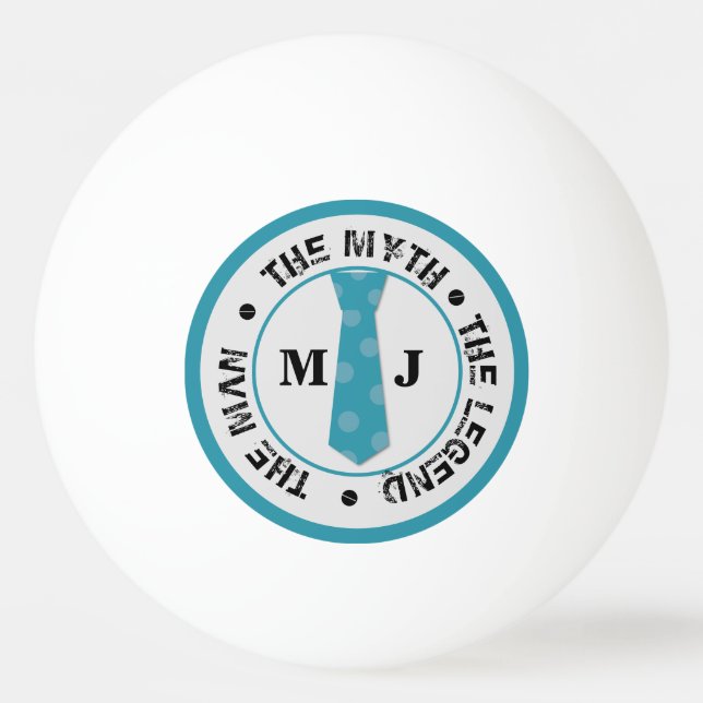 Der Mann, der Mythos der Legende personalisierte N Tischtennisball (Vorderseite)