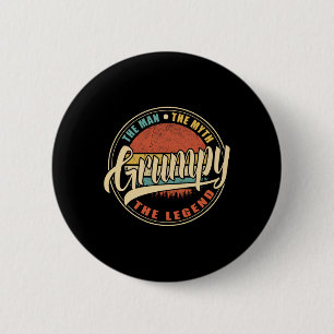 Der Mann, der Mythos der Legende Vintage Retro F Button