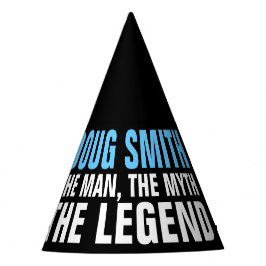 Der Mann der Mythos der Legenden-Party-Hut Partyhütchen