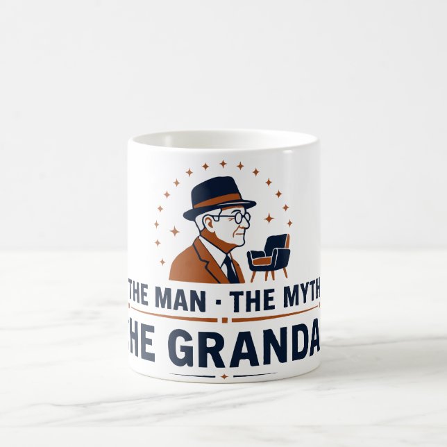 Der Mann Der Mythos Der Opa Kaffeetasse (Mittel)