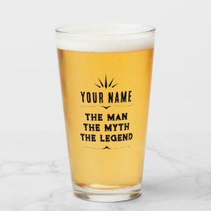 Der Mann, der Mythos, der Personalisierte Name Ges Glas