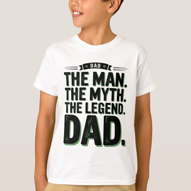 Der Mann, der Mythos, der T - Shirt des legendären (Vorderseite)