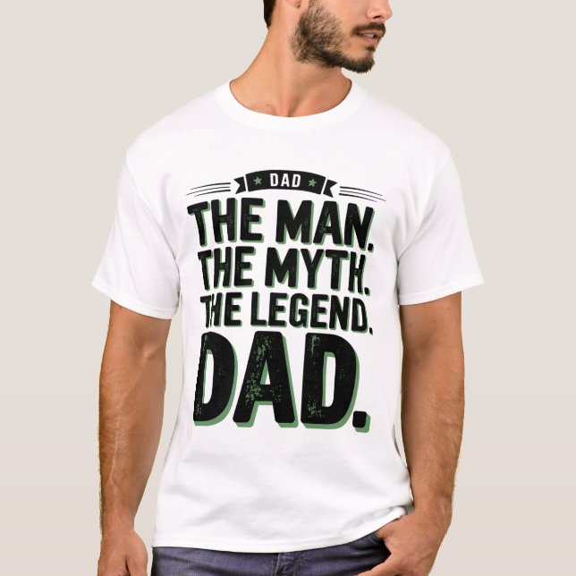 Der Mann, der Mythos, der T - Shirt des legendären (Vorderseite)