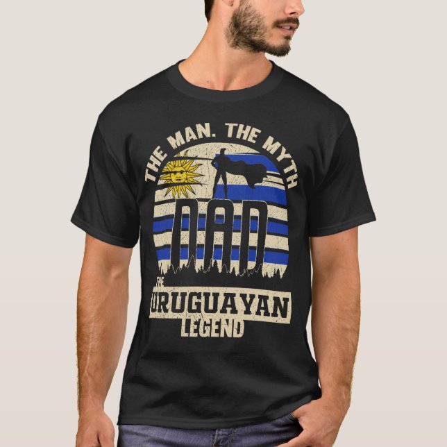 Der Mann der Mythos der uruguayischen Legende Vate T-Shirt (Vorderseite)