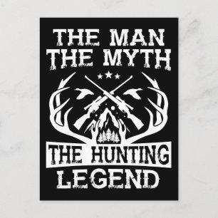 Der Mann Der Mythos Die Jagdlegende - Camp Postkarte