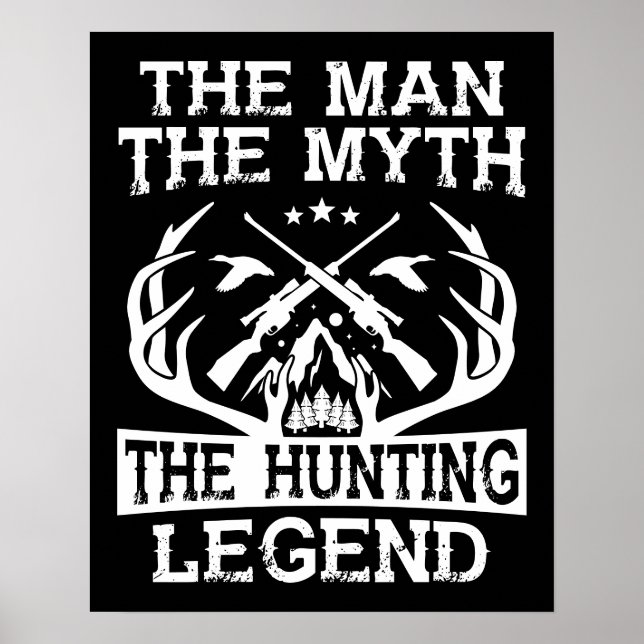 Der Mann, der Mythos, die Jagdlegende - Lager Poster (Vorne)