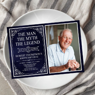 Der Mann Der Mythos Die Legende 100. Geburtstag Einladung