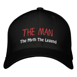 Der Mann, der Mythos, die Legende - bestickte Cap Baseballkappe