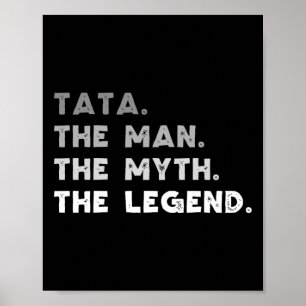 Der Mann, der Mythos, die Legende Coole Tata Poster