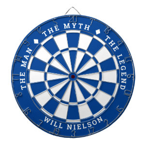 "Der Mann, der Mythos, die Legende" Deep Blue Dartscheibe