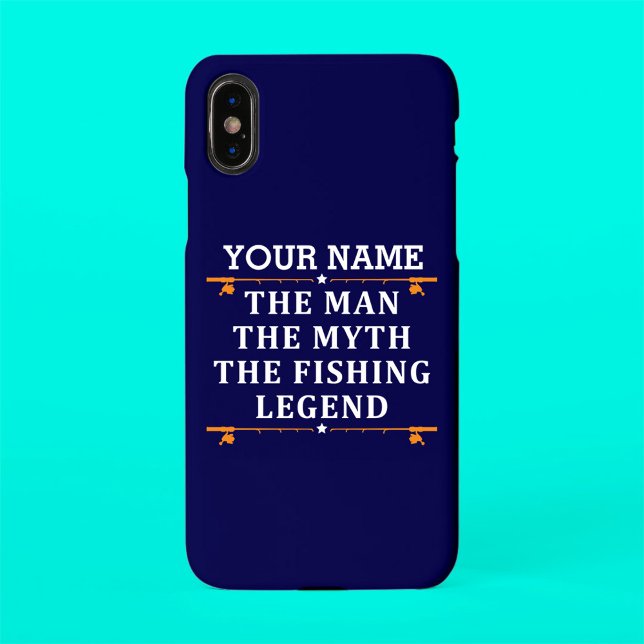 Der Mann, der Mythos, die Legende der Fischerei pe iPhone Hülle (Von Creator hochgeladen)