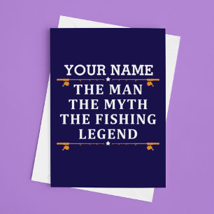 Der Mann, der Mythos, die Legende des Fischens per