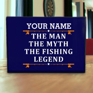 Der Mann, der Mythos, die Legende des Fischens per Fotoblock