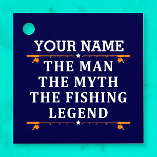 Der Mann, der Mythos, die Legende des Fischens per Geschenkanhänger