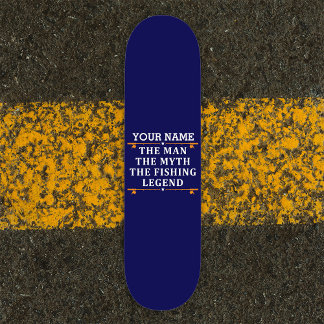 Der Mann, der Mythos, die Legende des Fischens per Skateboard