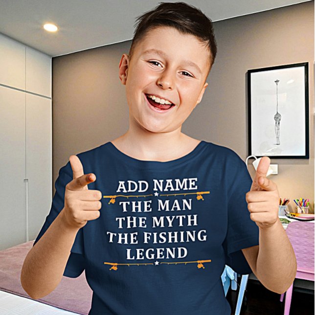 Der Mann, der Mythos, die Legende des Fischens per T-Shirt (Von Creator hochgeladen)