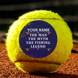 Der Mann, der Mythos, die Legende des Fischens per Tennisbälle