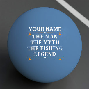 Der Mann, der Mythos, die Legende des Fischens per Tischtennisball