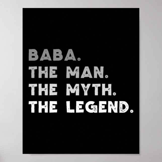 Der Mann, der Mythos, die Legende, die Coole Baba Poster (Vorne)