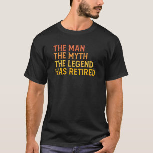 Der Mann, der Mythos, die Legende, die Männer, die T-Shirt