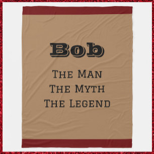 Der Mann, der Mythos, die Legende Fleecedecke