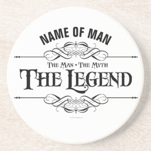 Der Mann, der Mythos, die Legende Getränkeuntersetzer