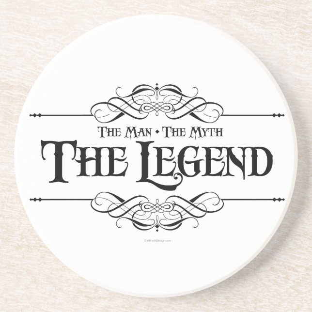 Der Mann, der Mythos, die Legende Getränkeuntersetzer (Vorne)