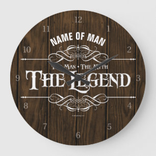 Der Mann, der Mythos, die Legende große Uhr