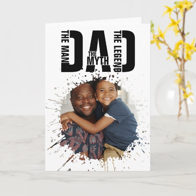 Der Mann, der Mythos, die Legende Karte (Gelbe Blume)