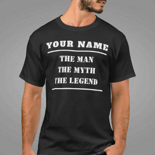 Der Mann, der Mythos, die Legende personalisiert T-Shirt