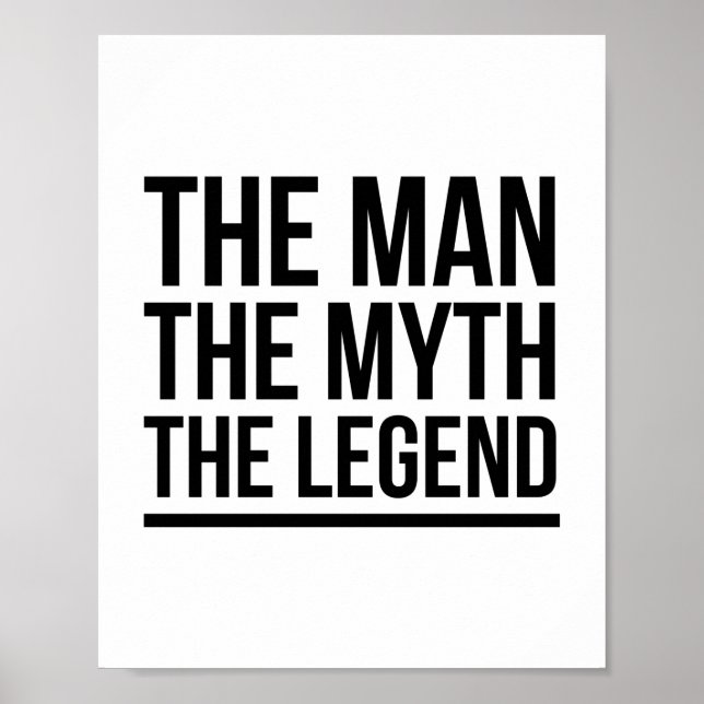 Der Mann, der Mythos, die Legende Poster (Vorne)